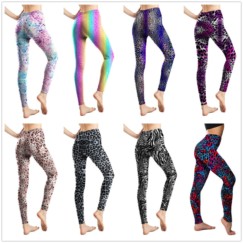 Legging Leopardo , cintura alta, expansiva, impressa, uso em  Yoga, fitness.