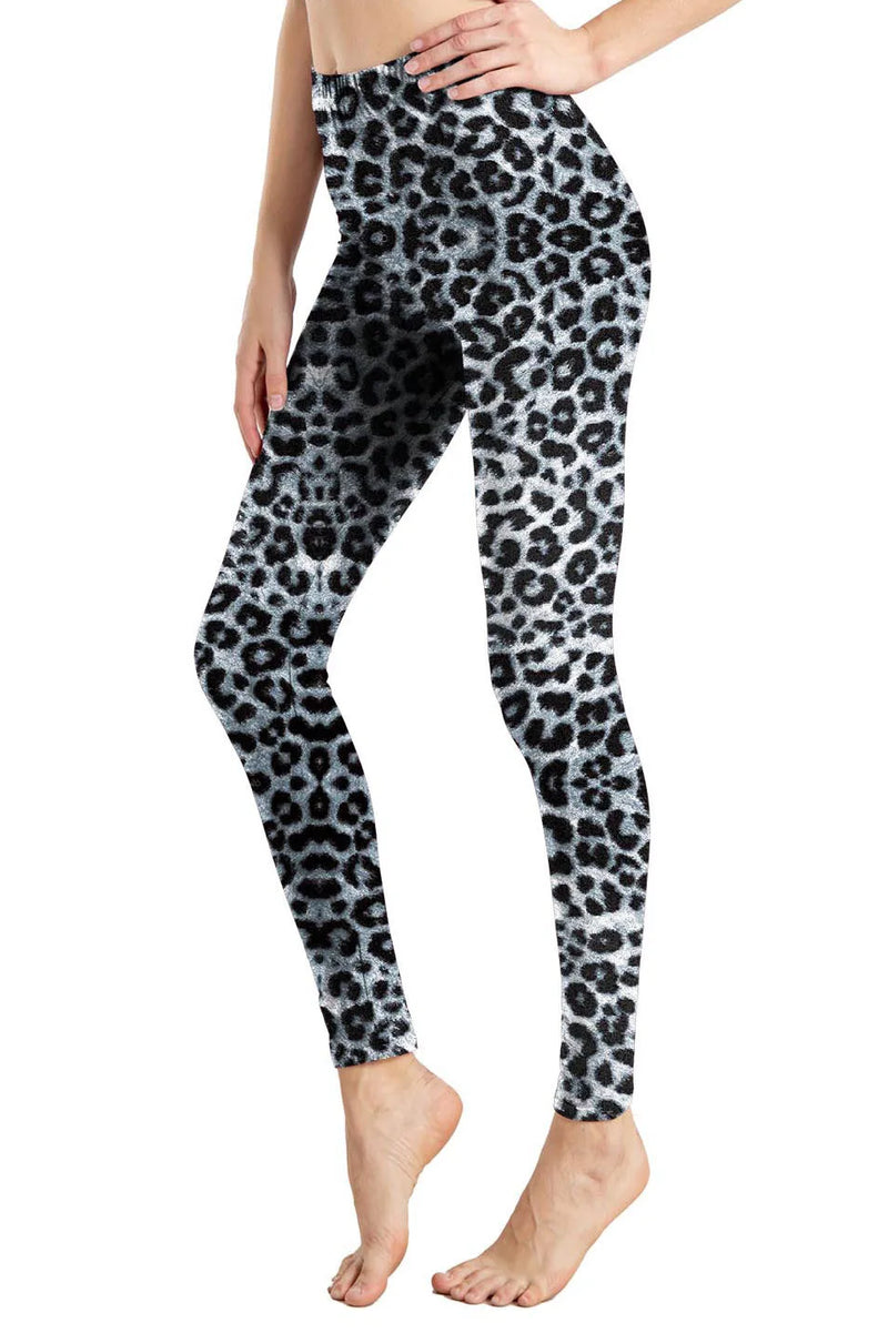 Legging Leopardo , cintura alta, expansiva, impressa, uso em  Yoga, fitness.