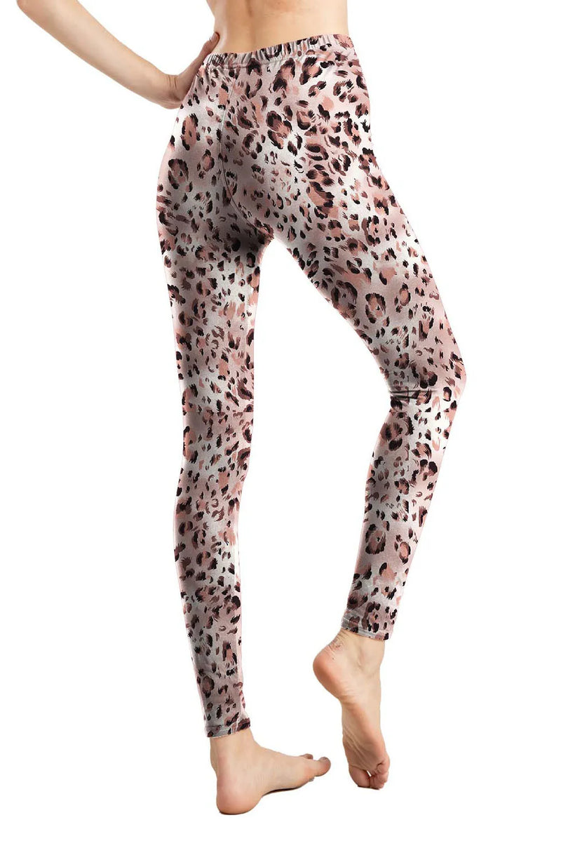 Legging Leopardo , cintura alta, expansiva, impressa, uso em  Yoga, fitness.